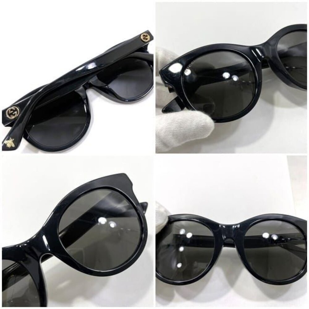 Gucci Sunglasses Black Interlocking Bee - image 9